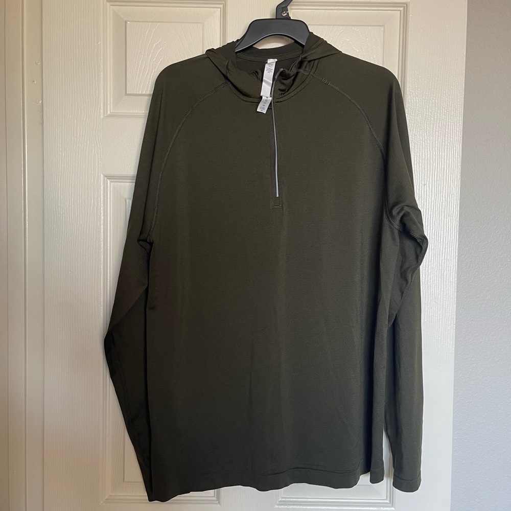 LULULEMON 1/4 Zip Jacket XL great condition OLIVE